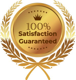 100% satisfaction guarentee