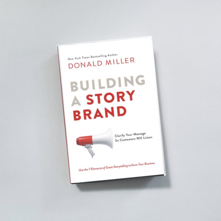 Building a story brand book cover, by Donald Miller